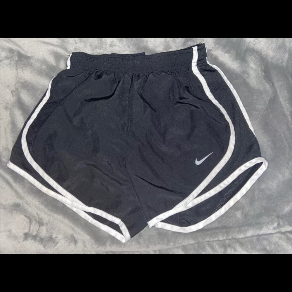 Nike Dri Fit Shorts Black and White